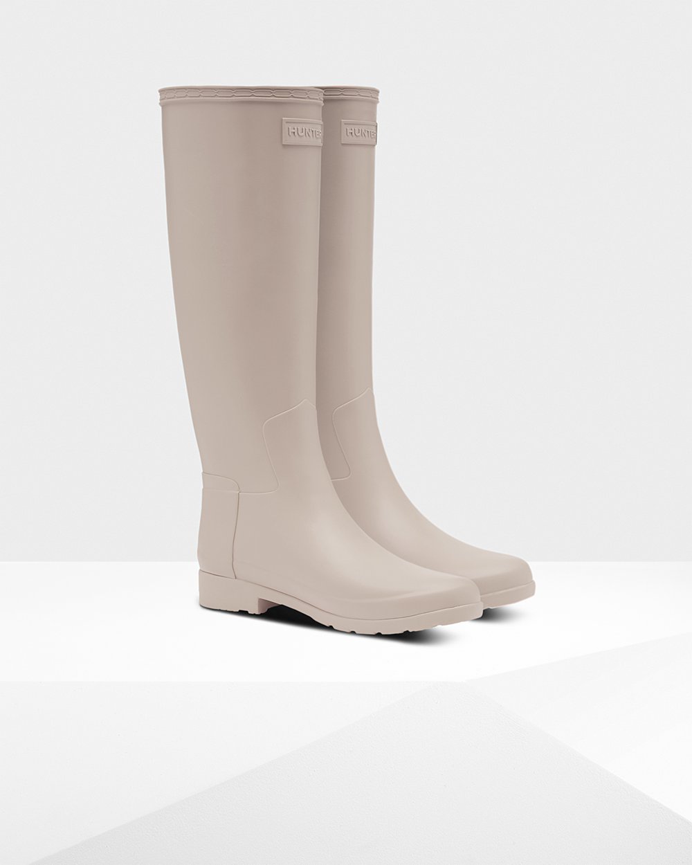 Womens Tall Rain Boots - Hunter Refined Slim Fit (72ZRDOBJQ) - Grey